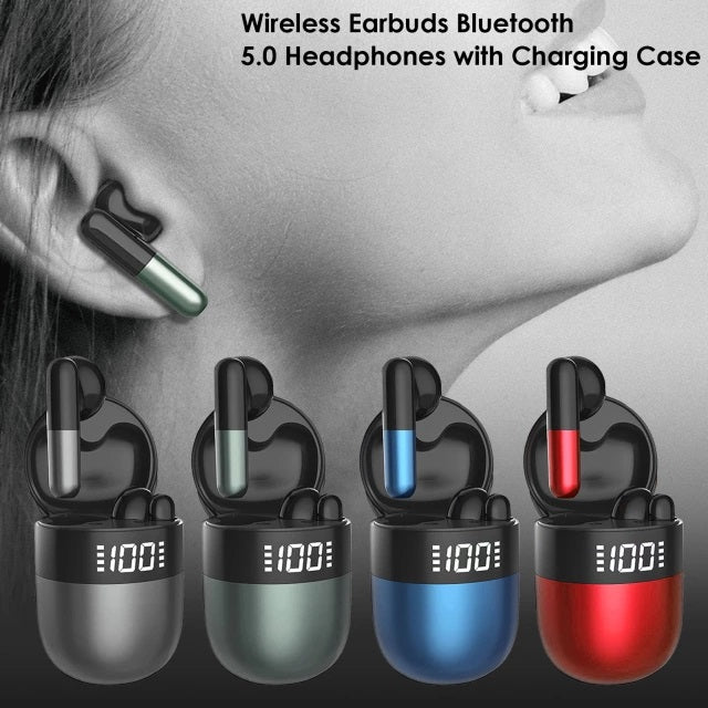 Bluetooth Ear Pods With Touch Control HD Voice Vista Shops
