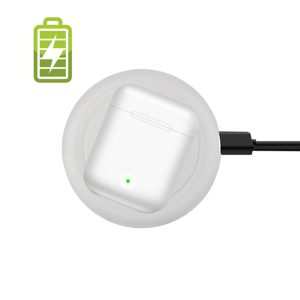Bluetooth Earpods With Wireless Pad Vista Shops