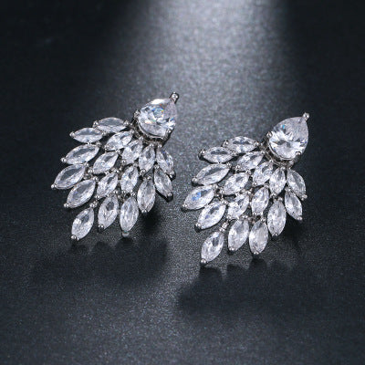 Radiance Peacock Stud Earrings Vista Shops