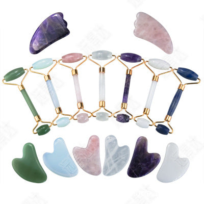 Gemmalina Rock N Roll Natural Gem Rollers and Gem Stones To Grow Young Gracefully HSM Vista Shops