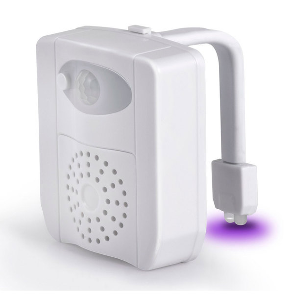 CLEAN BOWL UV Sanitizing Light For Germ Free Toilets With LED Motion Light Vista Shops