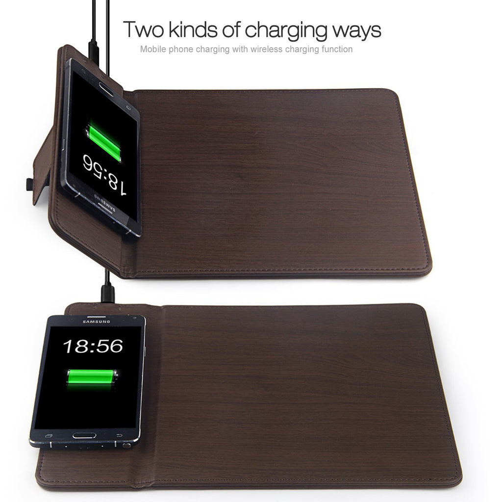 Power Pad Wireless Charger And Mouse Pad For iPhone 8 And Samsung Vista Shops