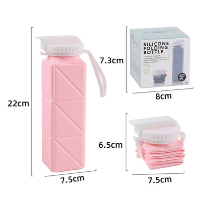 POPSY Your Hydration Station Collapsible Silicon Water Bottle Vista Shops