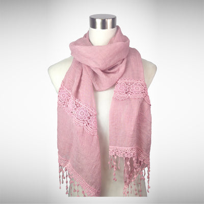 Versatile Vintage Embroidered Scarf Experience Sweet Simplicity Vista Shops