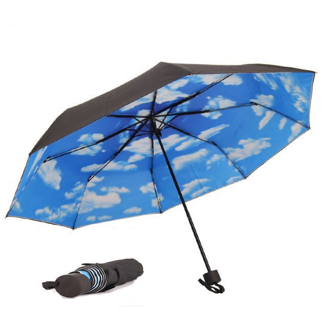 Rain or Shine Clear Sky Umbrella Vista Shops