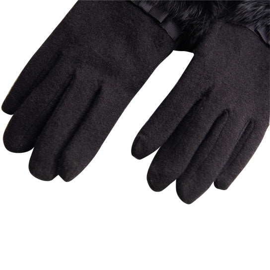 Kitten Mittens Faux Fur Lining Touch Smart Gloves Vista Shops