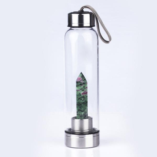 Pure Essence Natural Stone Infused Water In Glass Bottle Vista Shops