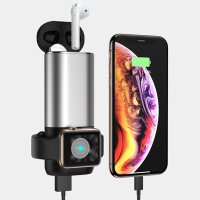 Porta 3 in 1 Wireless Charger For Apple Watch And Airpods Plus Phone Vista Shops