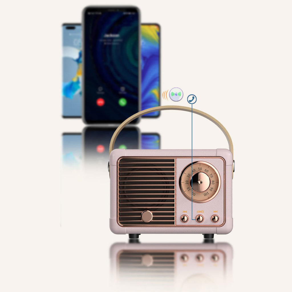 Retro Look FM Radio And Bluetooth Speaker Vista Shops
