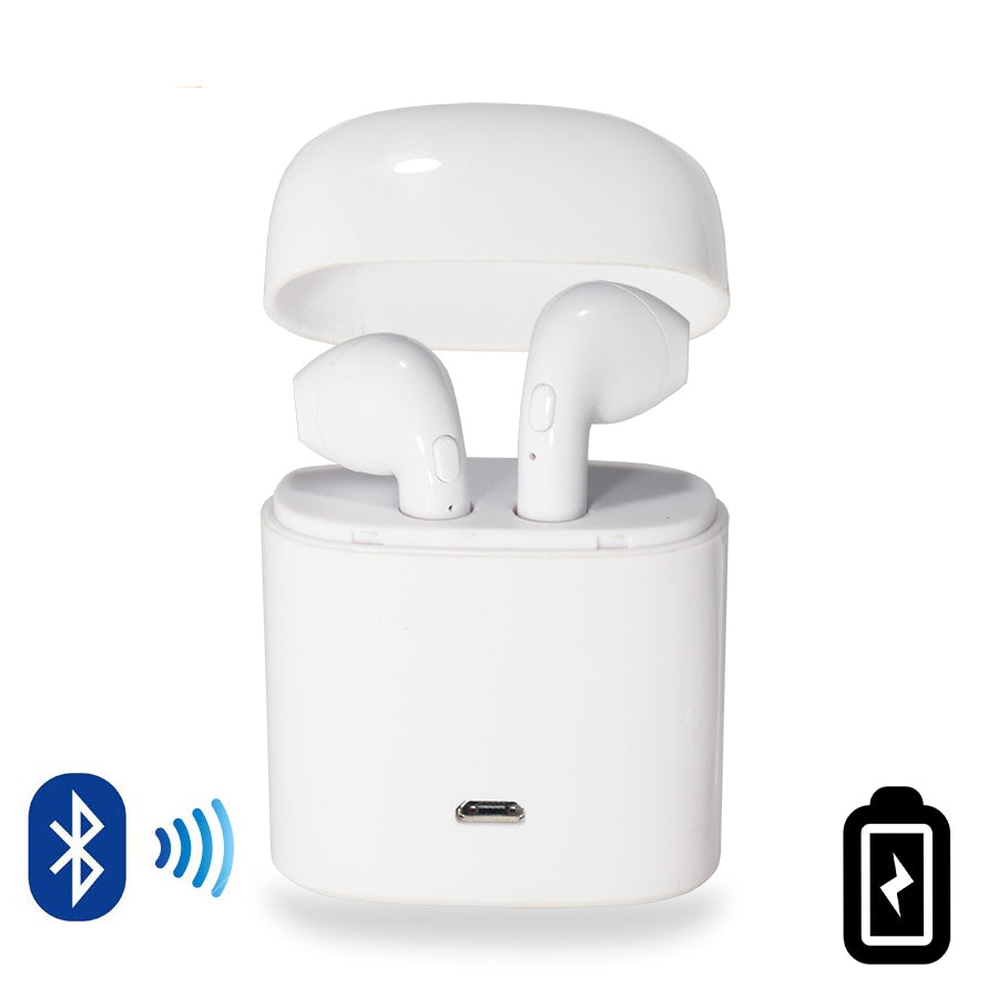 Dual Chamber Wireless Bluetooth Earphones With Charging Box Vista Shops