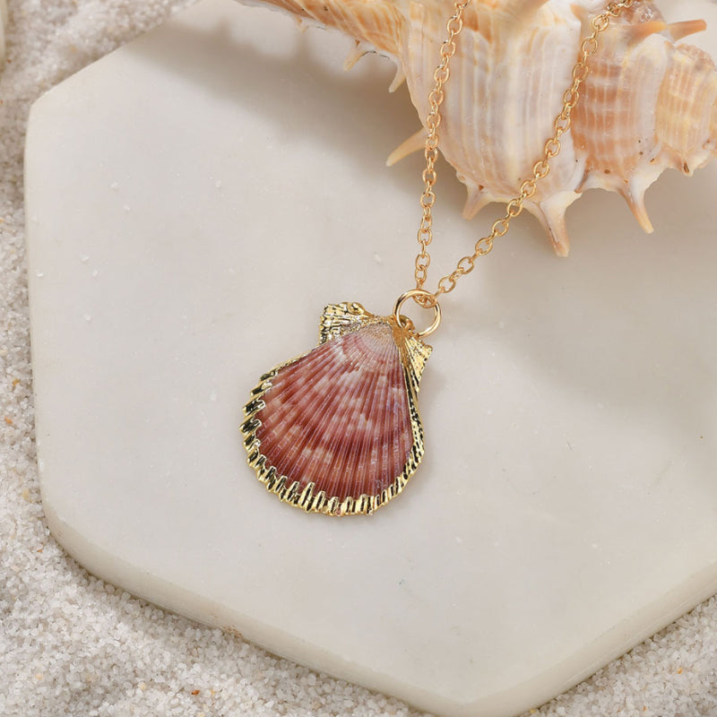Heartbeats Seashell Necklace Set Of 3 Vista Shops