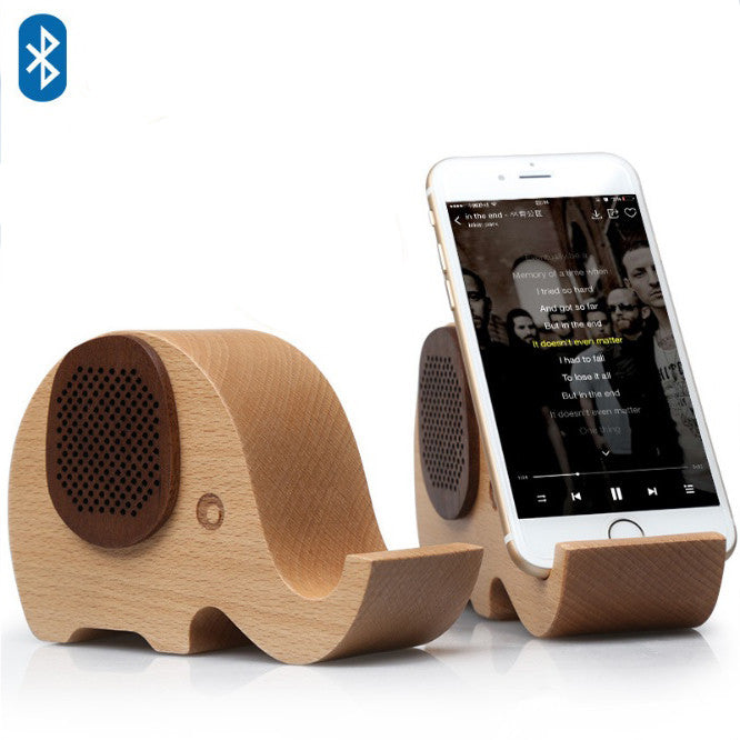 WOODSY GOODSY 2 IN 1 Bluetooth Speaker And Cell Phone Stand Vista Shops