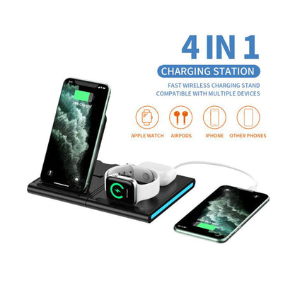 Magnetic Power Tiles 4 In 1 Wireless Charging Station Vista Shops