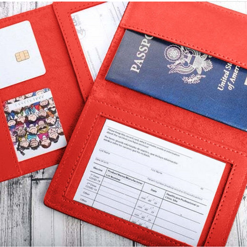 VIP 3 In 1 Card Holder For Vaccination Card, ID And Passport Vista Shops
