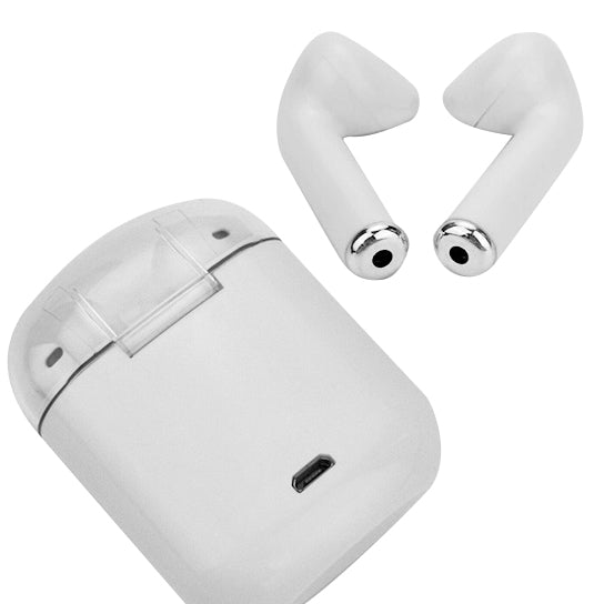 Clear Top Dual Chamber Wireless Bluetooth Earphones With Charging Box Vista Shops