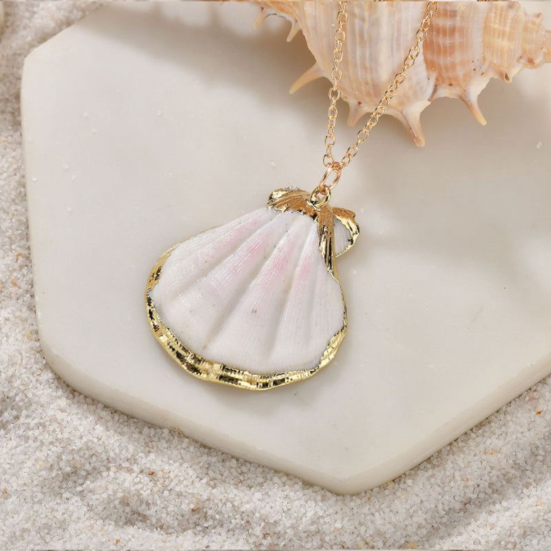 Heartbeats Seashell Necklace Set Of 3 Vista Shops