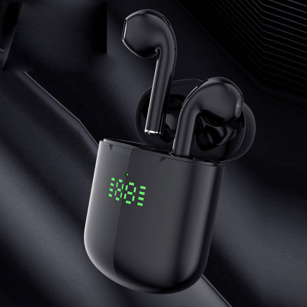 Led Earpods Bluetooth Earpods with LED Indicator And Wireless Charging Pad – VistaShops