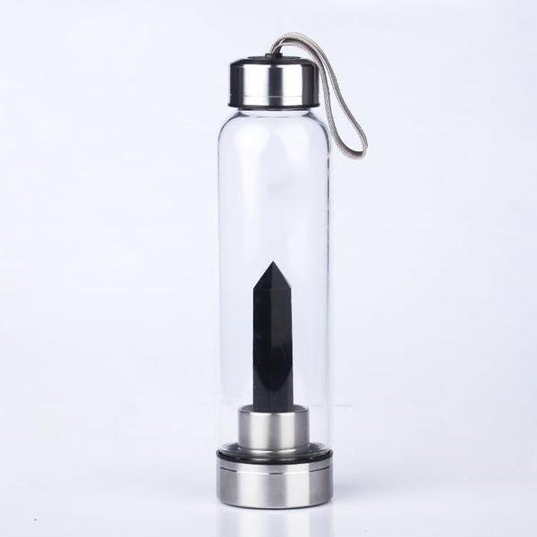 Pure Essence Natural Stone Infused Water In Glass Bottle Vista Shops