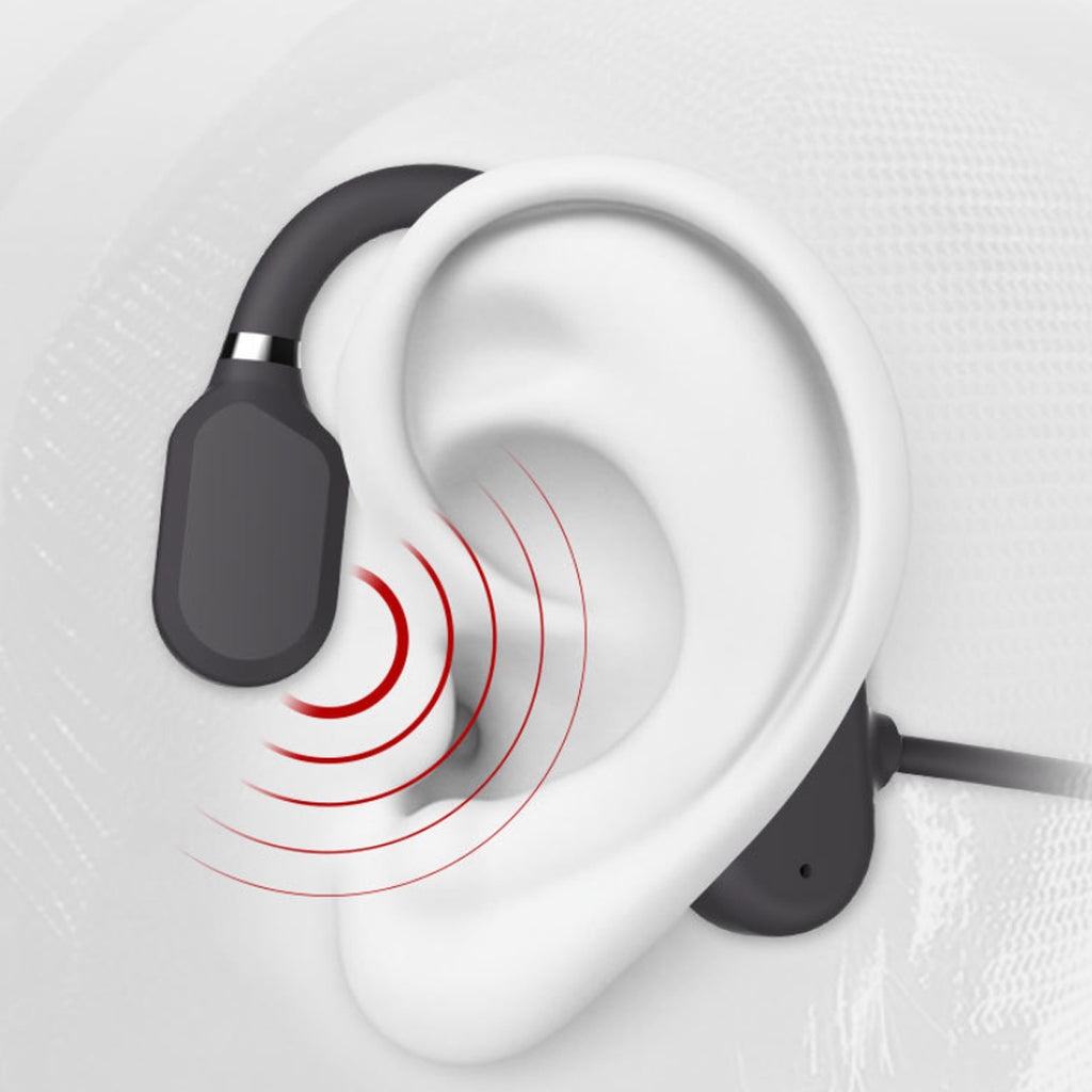 Open Ear Induction Stereo Wireless Headphones Vista Shops