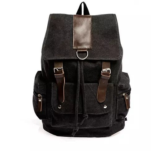Back To Campus Canvas Backpack In 4 Colors Vista Shops