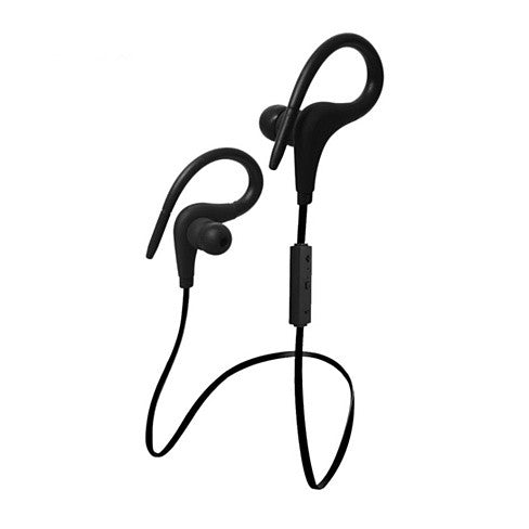 Bluetooth Headphone with Secure Ear Hook and Remote Vista Shops