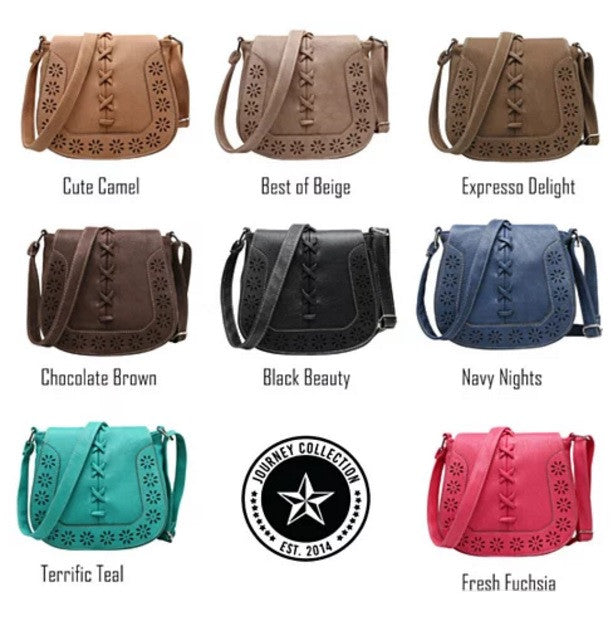 Daisy Dots Follow The Sun Handbags In 8 Colors Vista Shops