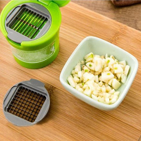 Go For Garlic The Touchless Garlic Chopper And Slicer Vista Shops