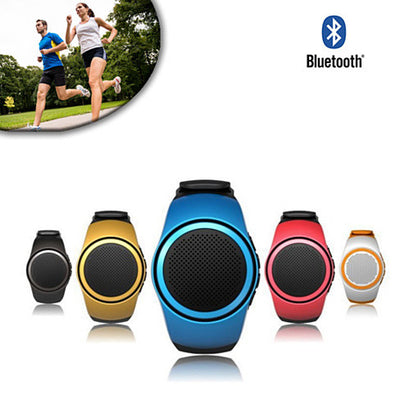 Jogging Buddy Bluetooth Smart Speaker W/FM Radio Watch Style And More Vista Shops