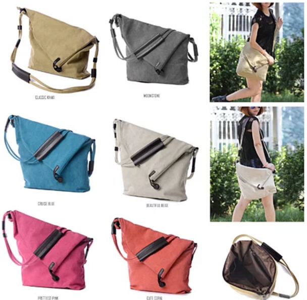 LEISURELY Foldover Crossbody Bag In 6 Colors Vista Shops