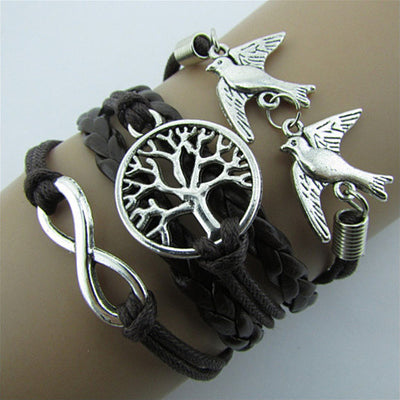 LOVEY DOVEY Doves Of Infinite Love And Peace Bracelet Vista Shops