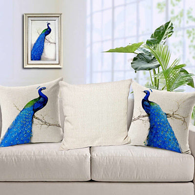 PEACOCK EXOTICA Cushion Covers In Pairs Vista Shops