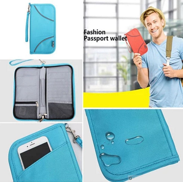 SAFE JOURNEY RFID BLOCKER Passport and Credit Card Protector Wallet ...