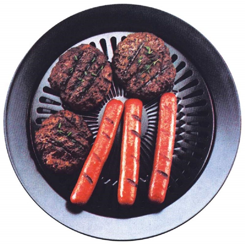 Go Go Smokeless Non-Stick Barbecue Grill For Indoors And Outdoors Vista Shops