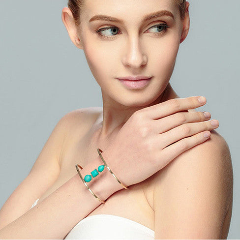Sail With Me Minimalist Bracelet In Turquoise Vista Shops