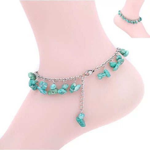 Turquoise Beach Muse Bracelet As Well As Anklet Vista Shops