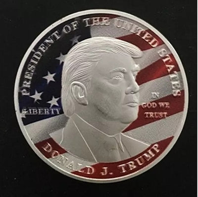 Mr. President Collector's Choice Donald Trump Coin 1 OZ Silver Clad Vista Shops