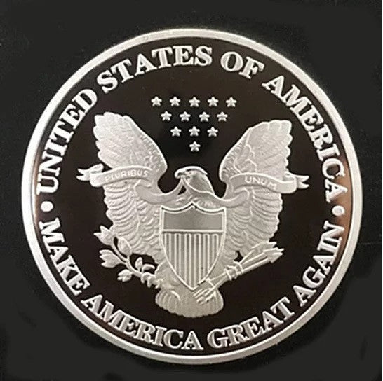 Mr. President Collector's Choice Donald Trump Coin 1 OZ Silver Clad Vista Shops