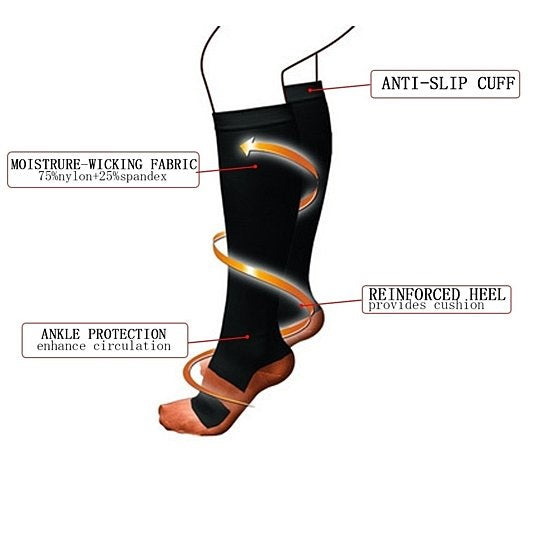Copper Infused Compression Socks Lightweight Vista Shops