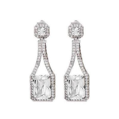 Love At First Glance Diamond Crystal Bridal Earrings Vista Shops