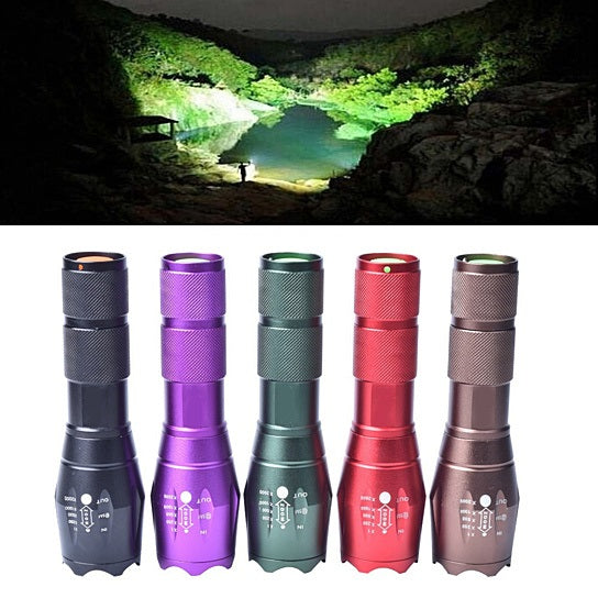 Grab-N-Go Zoomable Focusing Flashlight In 5 Colors Vista Shops