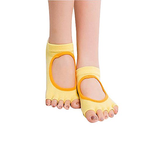 Peep Toe Yoga Socks 3 Pair Pack Vista Shops