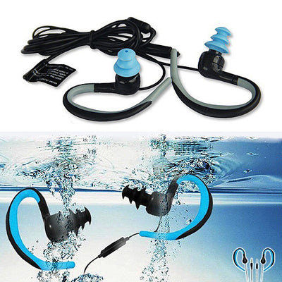 Waterproof Bluetooth Headphones with Swimmers Earplugs Vista Shops