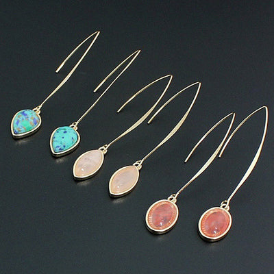Hooked On You Gemstone Earrings Get 3 Sweet Pairs Vista Shops