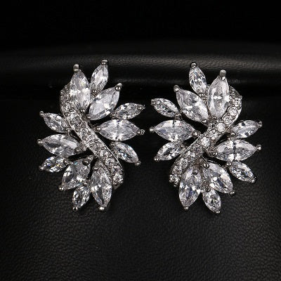 Marvelous Marquis Cut Statement Stud Earrings Vista Shops