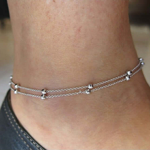 Happy Ending Anklets in Silver and Gold Vista Shops