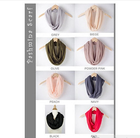 Our POSH Pashmina Infinity scarves Vista Shops