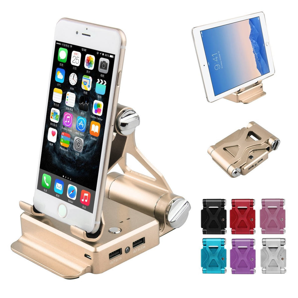 Podium Style Stand With Extended Battery Up To 200% For iPad, iPhone And Other Smart Gadgets Vista Shops