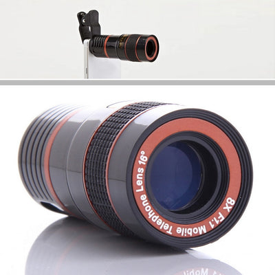 Telephoto PRO Clear Image Lens Zooms 8 times closer! For all Smart Phones & Tablets with Camera Vista Shops