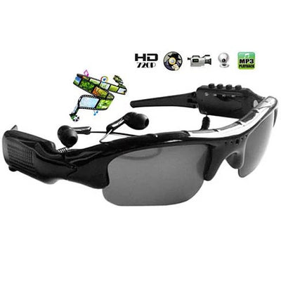 Video Recording Sunglasses With MP3 Player Let the action begin Vista Shops