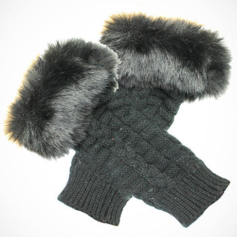 Pretty Warmers - Faux Fur Gloves for Winter Vista Shops